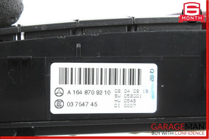 06-12 Mercedes X164 GL450 GL550 ML550 Hazard Light Switch Control Panel Module