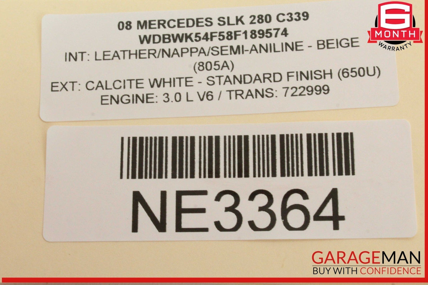 05-11 Mercedes R171 SLK280 SL500 C350 E350 Rear Trunk Navigator GPS Antenna OEM
