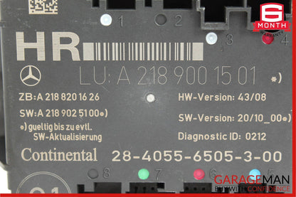 08-14 Mercedes W204 C250 C350 Rear Right Side Door Control Module 2189001501 OEM