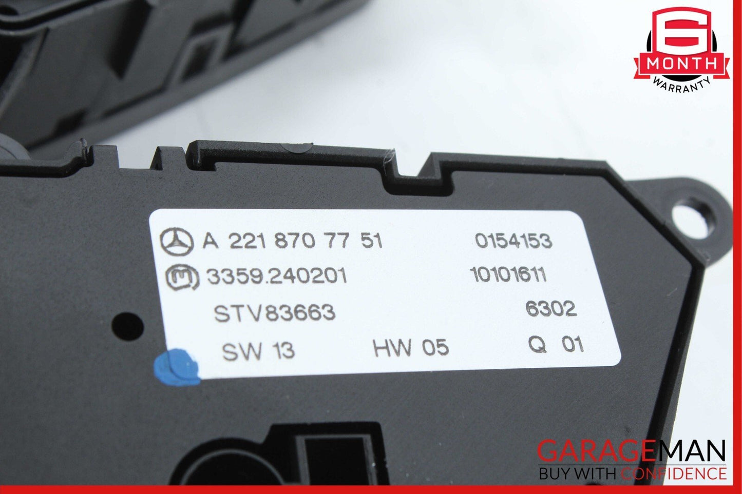07-14 Mercedes S550 CL550 Front Right Seat Adjust Control Memory Switch Set OEM