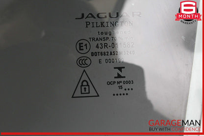 16-22 Jaguar XF Rear Left Driver Side Door Window Auto Glass OEM