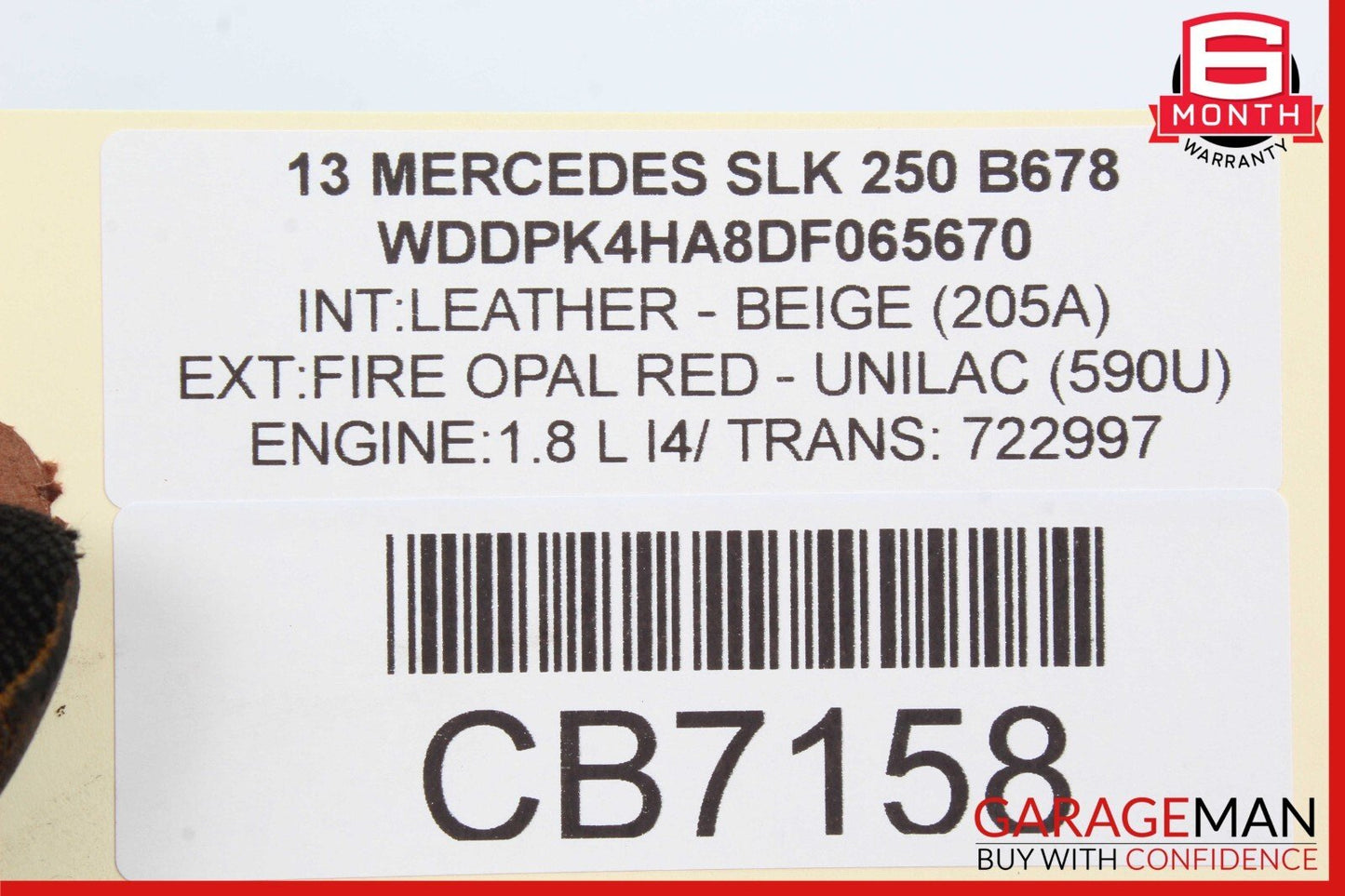 12-15 Mercedes R172 SLK250 C300 C350 GLK350 Bosch Engine Starter Motor Unit OEM