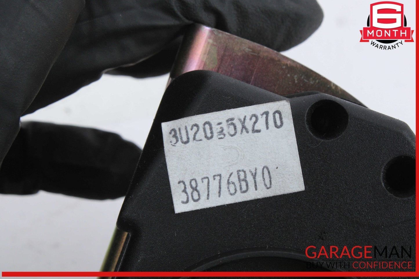 03-08 Maserati Quattroporte M139 Rear Center Seatbelt Seat Belt Retractor OEM