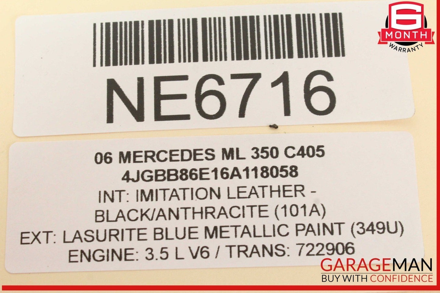 06-11 Mercedes W164 ML350 ML550 Rear Harman Kardon Sub Woofer Subwoofer Speaker