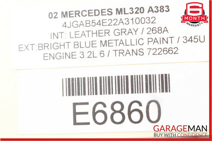 00-06 Mercedes W163 ML320 Voice Recognition Control Module 2038206826 OEM