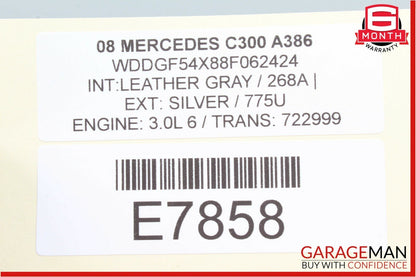 08-14 Mercedes W204 C300 C350 Front Right Side Door Lock Latch Actuator OEM