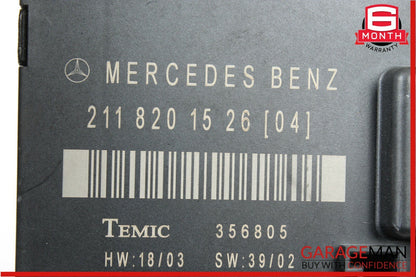 03-06 Mercedes W211 E350 E55 AMG Rear Left Driver Side Door Control Module OEM