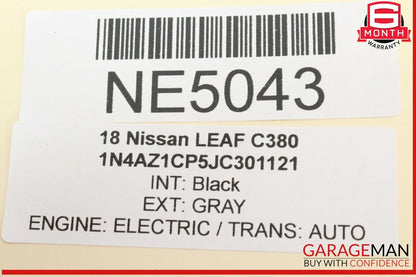 18-24 Nissan Leaf Rear Roof Exterior Shark Fin Antenna Gray 282085SA0A OEM