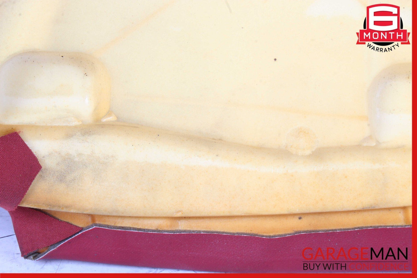 17-22 Alfa Romeo Giulia Rear Left Side Seat Bolster Cushion Red OEM