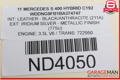07-13 Mercedes W221 S550 Front Left Side Door Lock Latch Actuator Keyless Go OEM