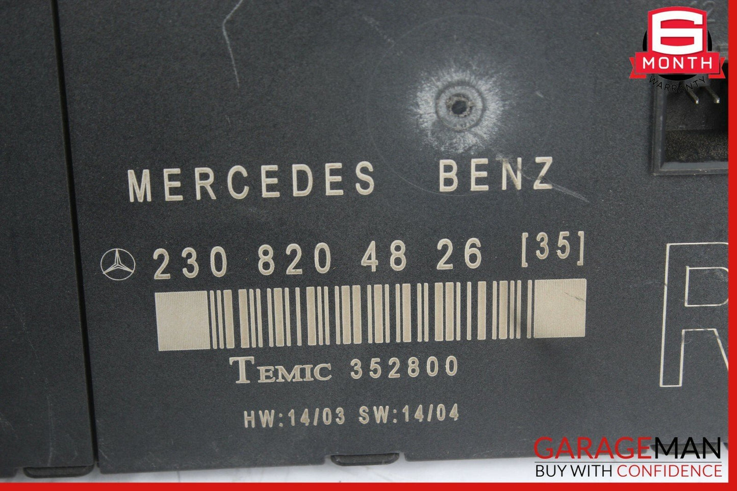 03-08 Mercedes R230 SL500 SL65 AMG Front Right Side Door Control Module Unit