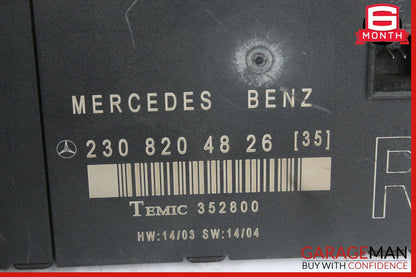 03-08 Mercedes R230 SL500 SL65 AMG Front Right Side Door Control Module Unit