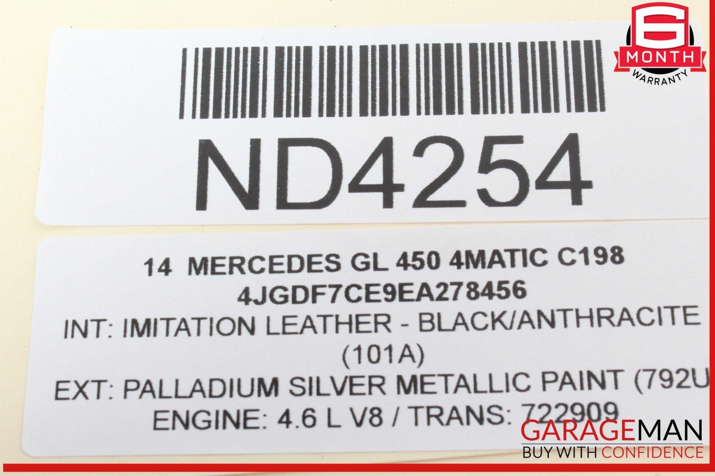12-16 Mercedes X166 GL450 4MATIC Hand Parking Brake Control Module Unit OEM