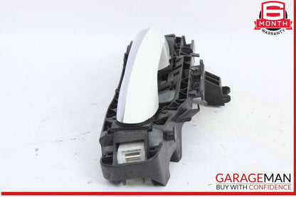 15-20 Mercedes W205 C300 Rear Left Driver Side Exterior Door Handle White OEM