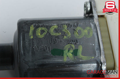 08-16 Mercedes E400 GLK350 C250 C300 Rear Left Door Window Regulator Motor Unit