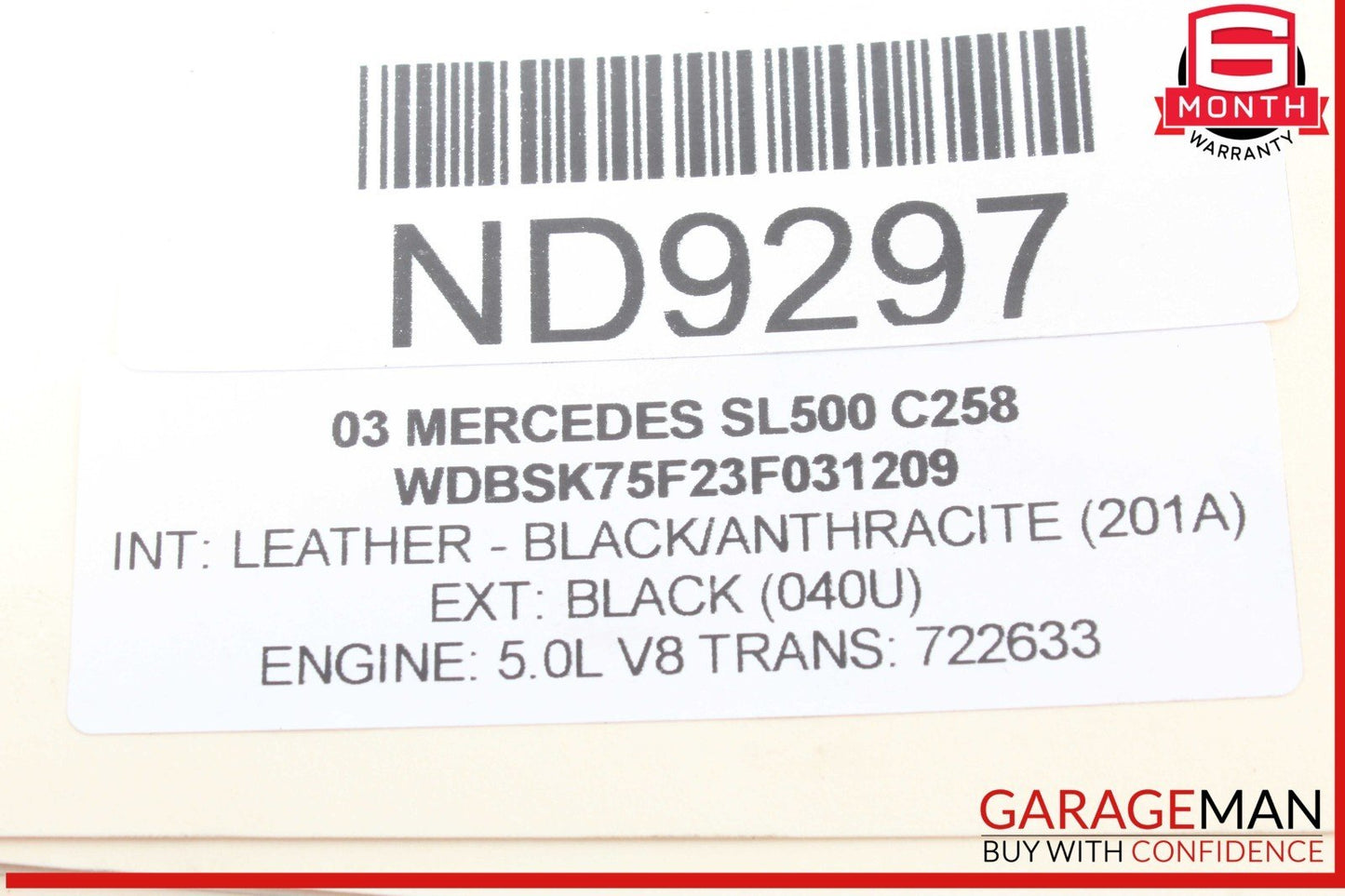 03-12 Mercedes R230 SL500 CLS550 Rear Left / Right Side Thrust Lower Control Arm