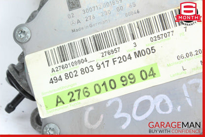 12-18 Mercedes W204 C300 SLK350 Engine Motor Brake Vacuum Pump 2762300265 OEM