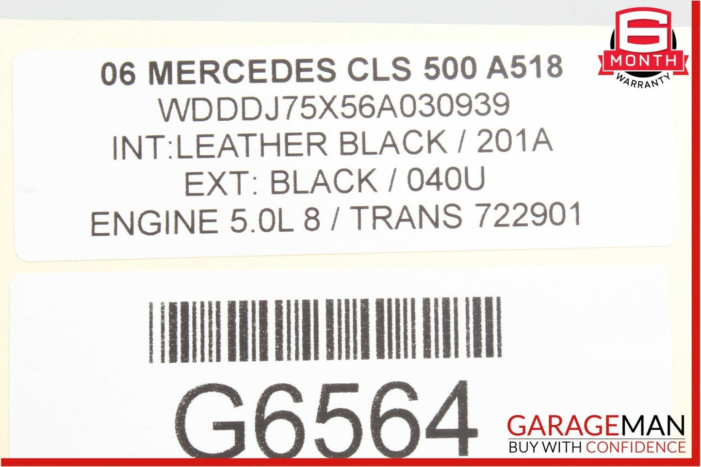 06-11 Mercedes W219 CLS500 Keyless Go Front Right Side Door Lock Latch Actuator