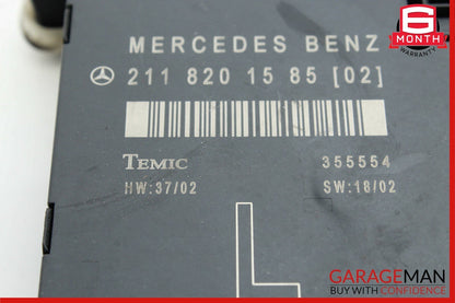 03-09 Mercedes W211 E350 E500 E55 AMG Front Left Side Door Control Module Unit