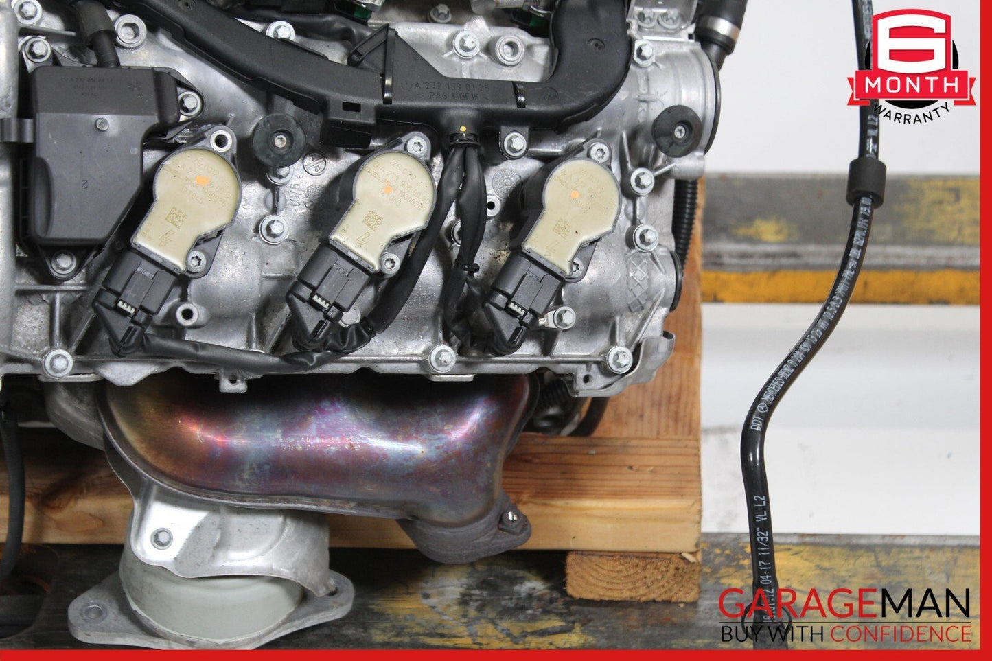 10-12 Mercedes X204 GLK350 3.5L M272 Engine Motor Block Assembly 144k