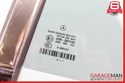 06-11 Mercedes W219 CLS500 Rear Left Side Quarter Window Glass Panel Assembly