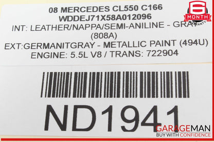 07-14 Mercedes W216 CL550 SLK350 Sirius Satellite Radio Module Receiver OEM