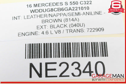 15-19 Mercedes W222 S550 C300 GLC300 TCU Transmission Control Module TCM OEM