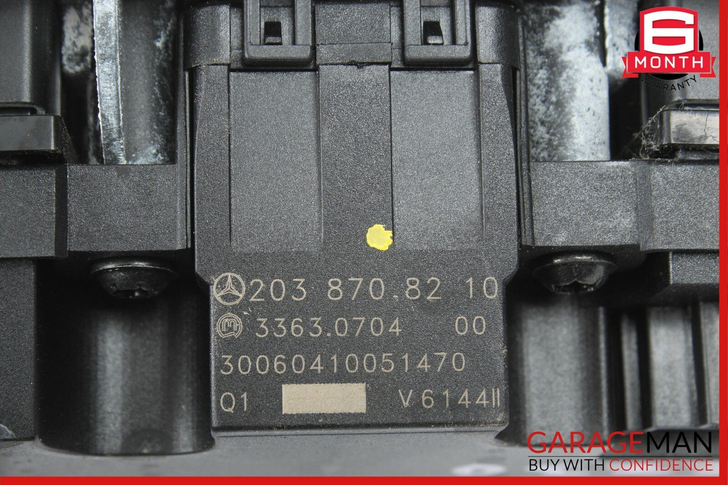 05-07 Mercedes C230 Dash Hazard Light Switch Door Lock Control Module Walnut OEM
