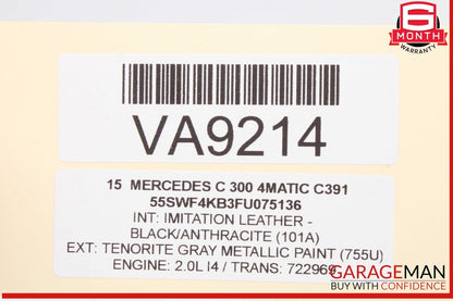 15-20 Mercedes W205 C300 4MATIC Front Left Side Dash AC Air Vent 2058303900 OEM
