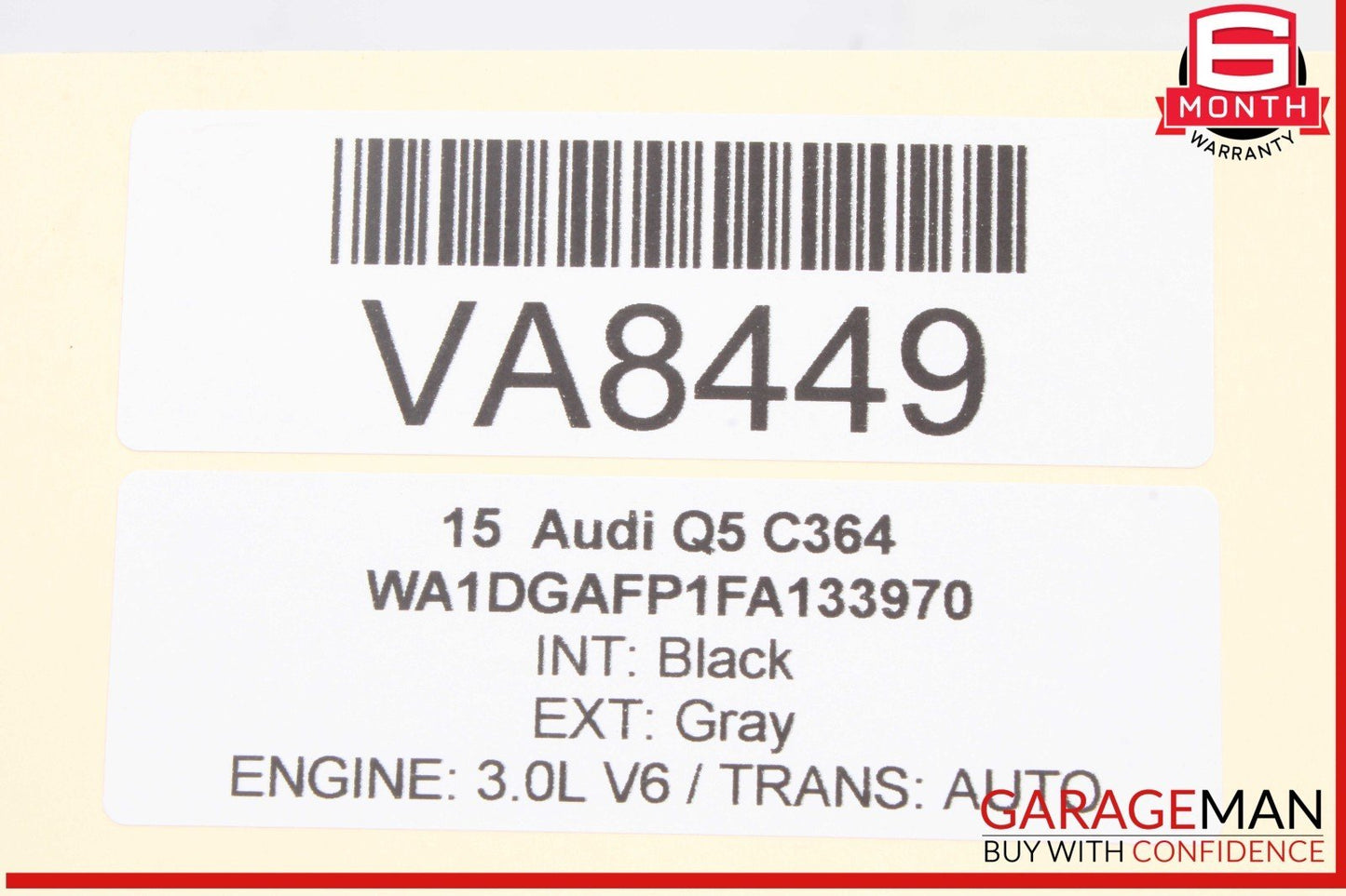 13-17 Audi Q5 Rear Right Passenger Side Tailgate Power Liftgate Drive Motor Unit