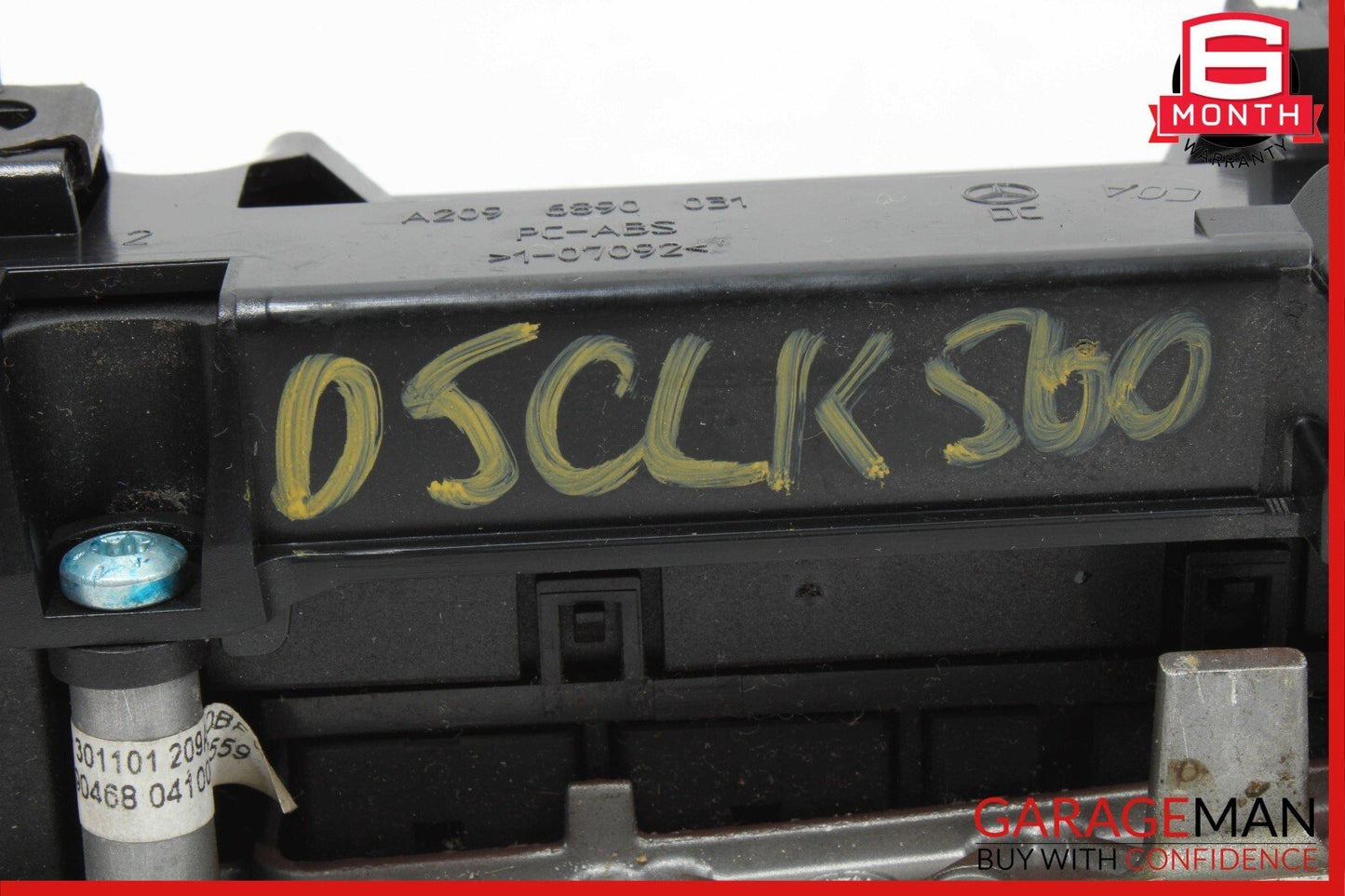 05-09 Mercedes W209 CLK500 CLK350 Center Dashboard Control Switch Control Wood