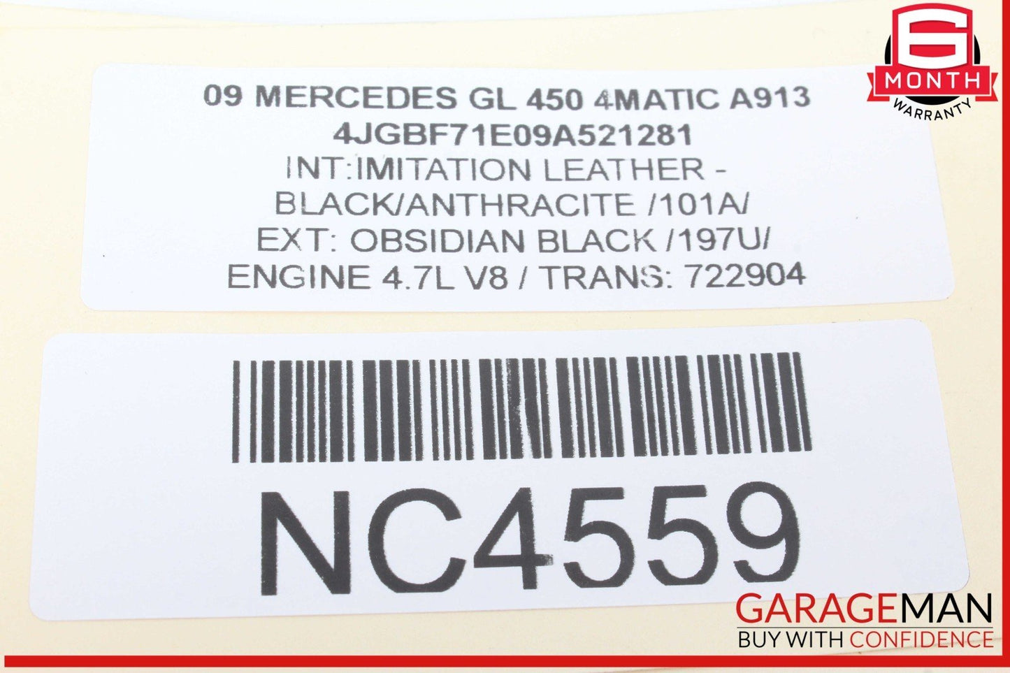 06-09 Mercedes X164 GL450 4MATIC Instrument Speedometer Cluster 1645407048 OEM