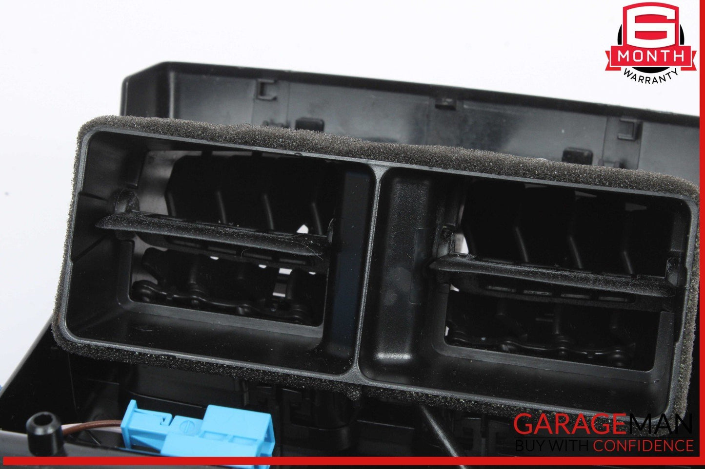 08-17 Mercedes W204 C250 E350 Rear Center Console AC Air Vent Trim Black OEM