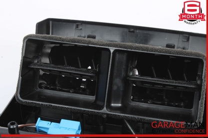 08-17 Mercedes W204 C250 E350 Rear Center Console AC Air Vent Trim Black OEM