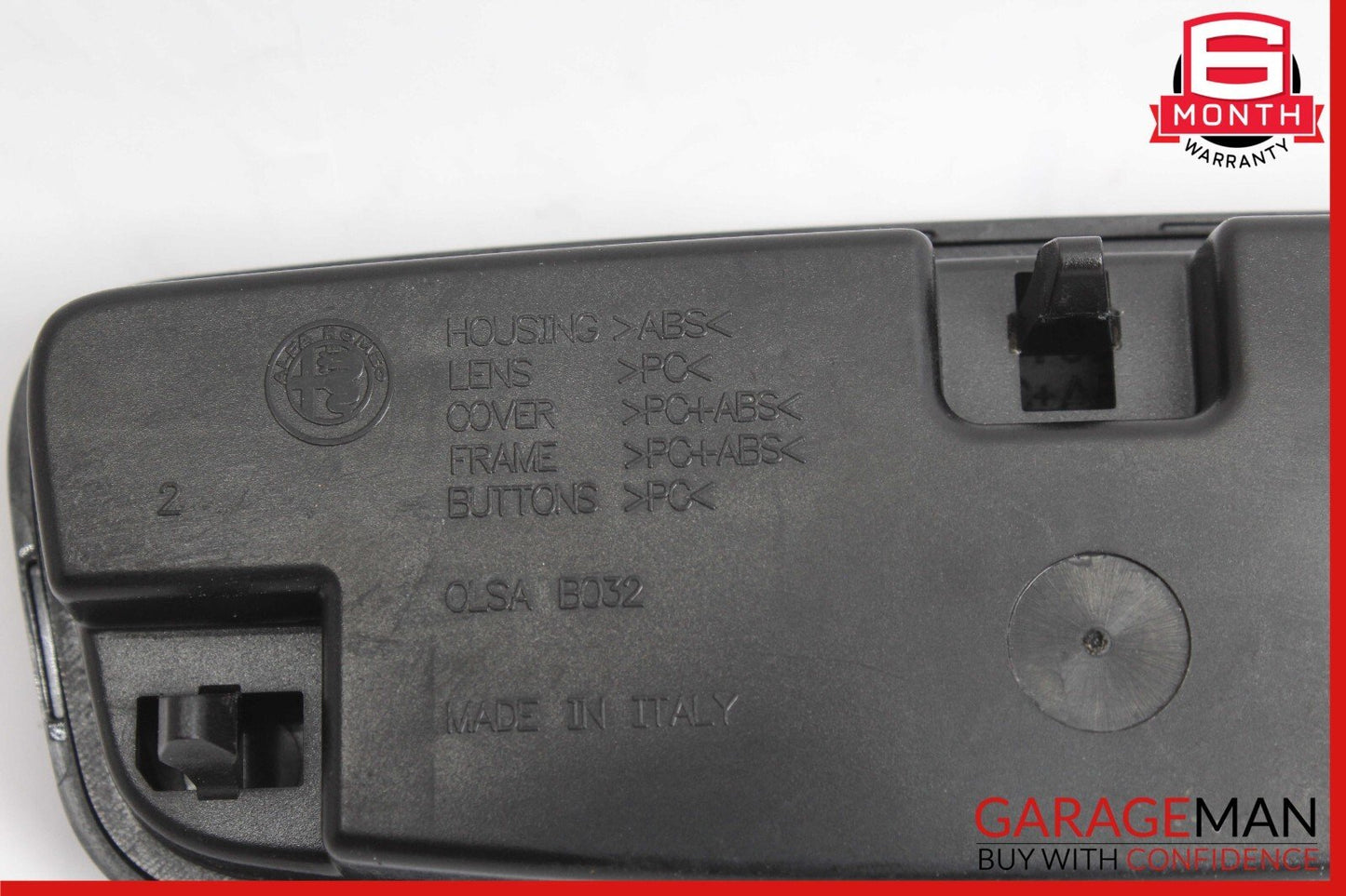 17-23 Alfa Romeo Giulia Stelvio Rear Overhead Roof Reading Dome Light Lamp OEM