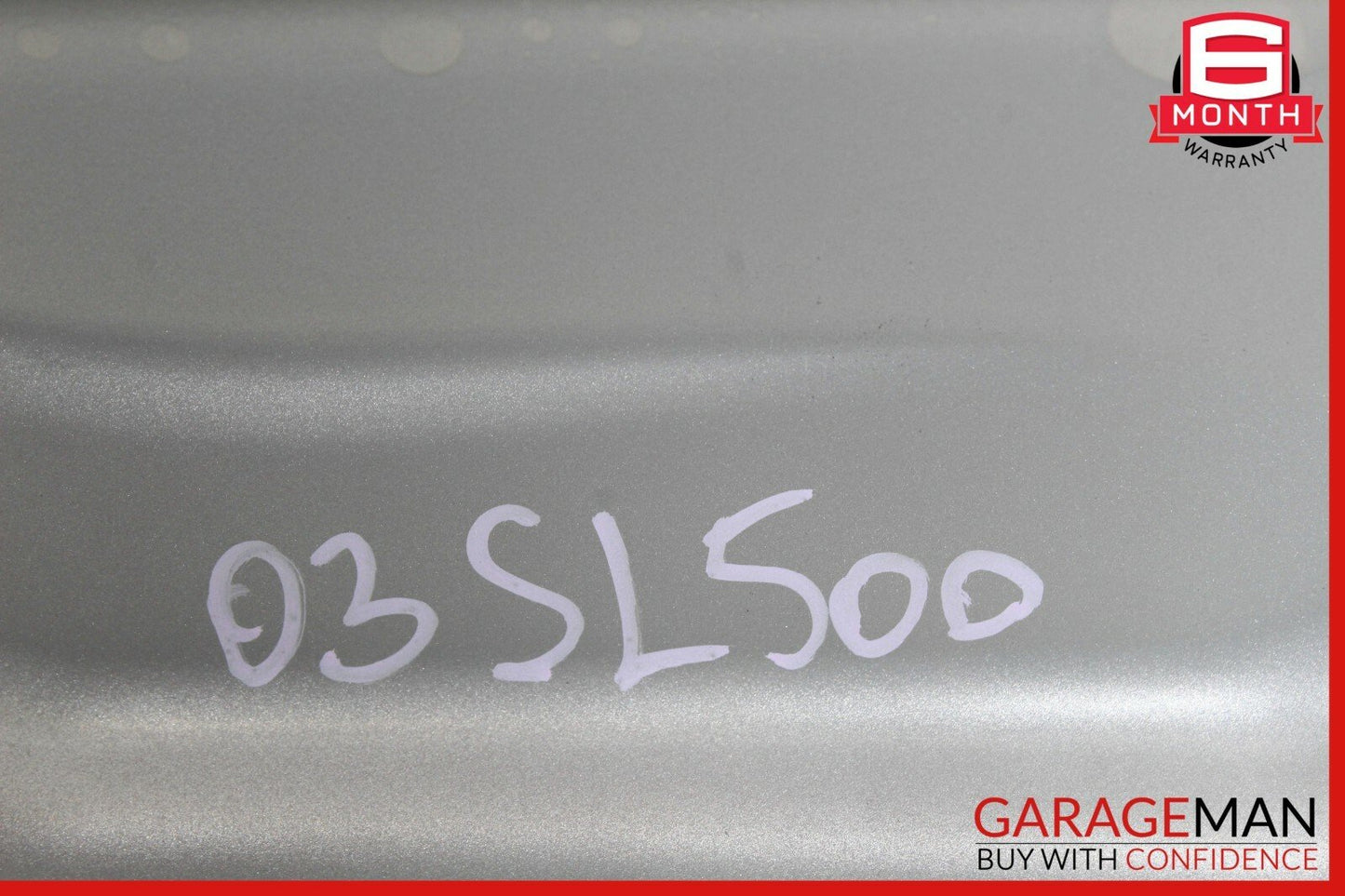 03-08 Mercedes R230 SL500 Convertible Roof Hard Top Folding Panel Silver