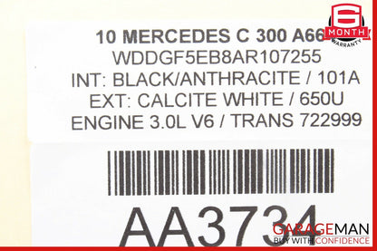 08-11 Mercedes W204 C300 Front Left or Right Side Engine Motor Mount Bracket OEM