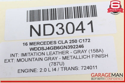 14-19 Mercedes W117 CLA250 CLA45 AMG AC A/C Air Conditioning Compressor OEM