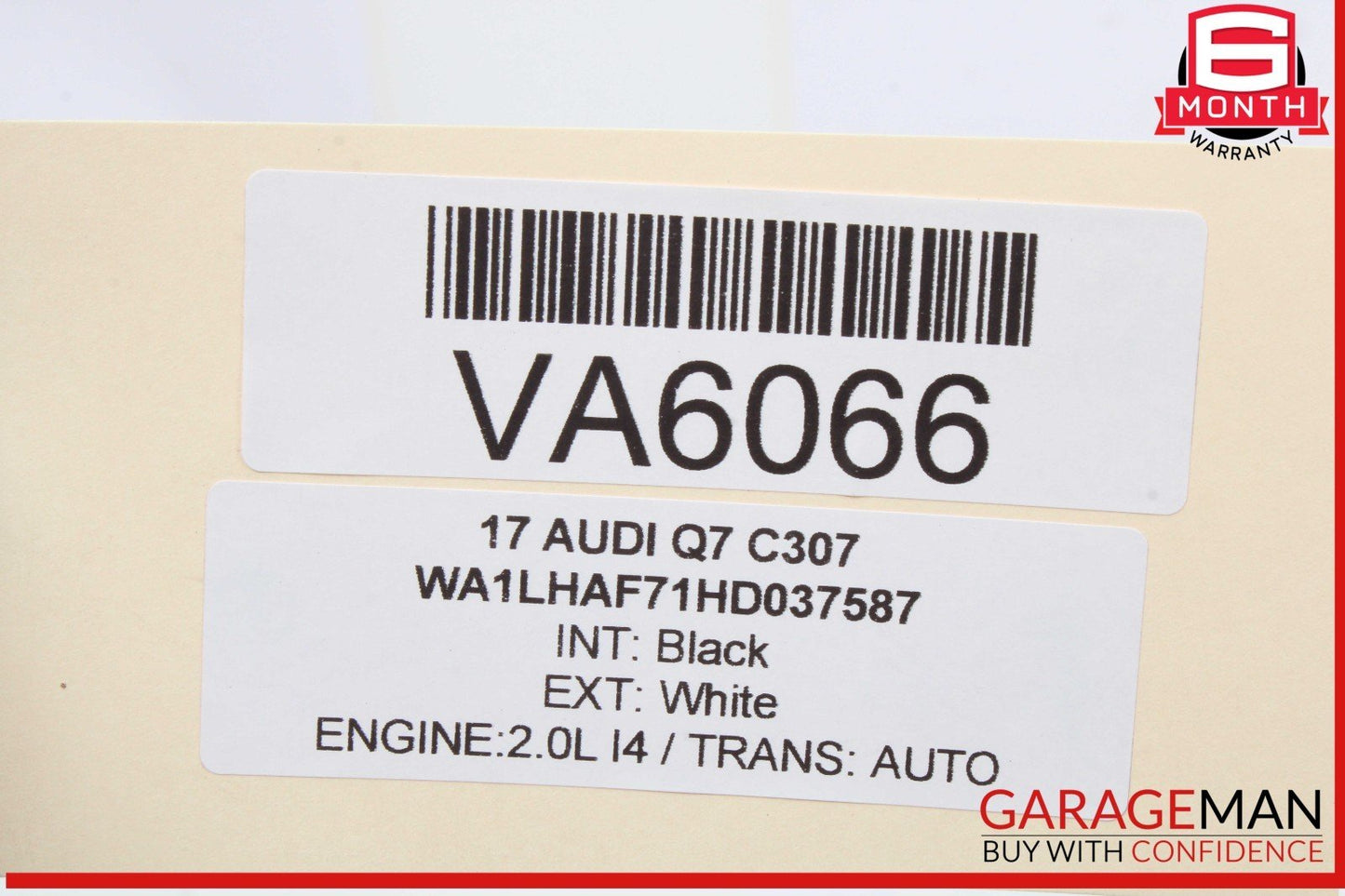 17-24 Audi Q7 Sunroof Sun Roof Moonroof Moon Roof Motor 4M0959591 OEM