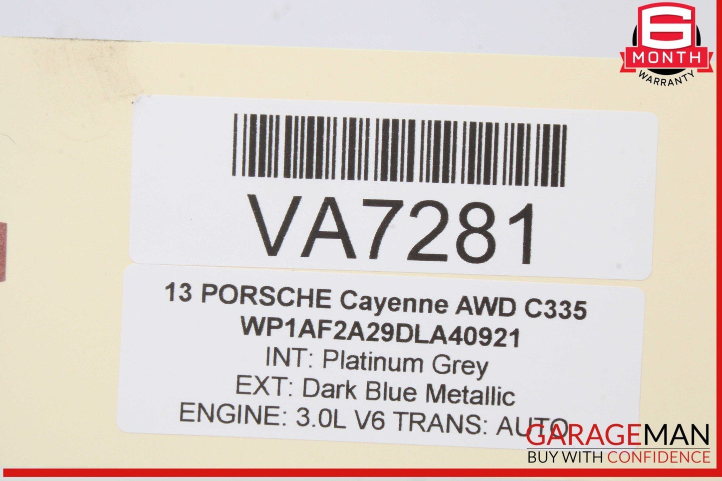 11-18 Porsche Cayenne 958 AWD Front Right Center Inner Dash Heat AC Air Vent OEM
