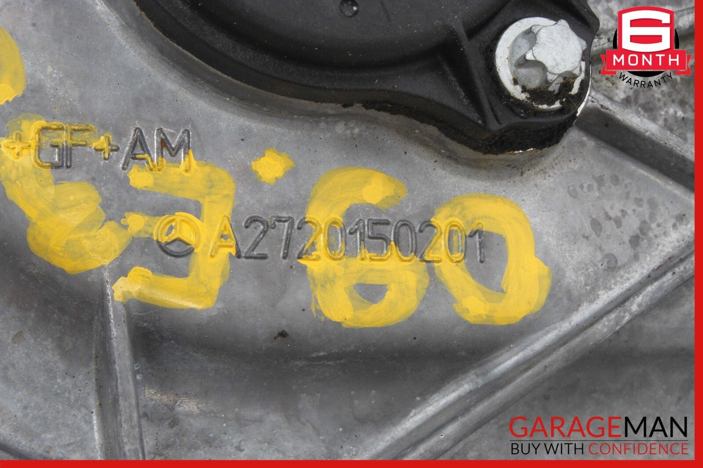 05-13 Mercedes W211 E350 E550 Front Left Side Engine Timing Chain Cover Plate