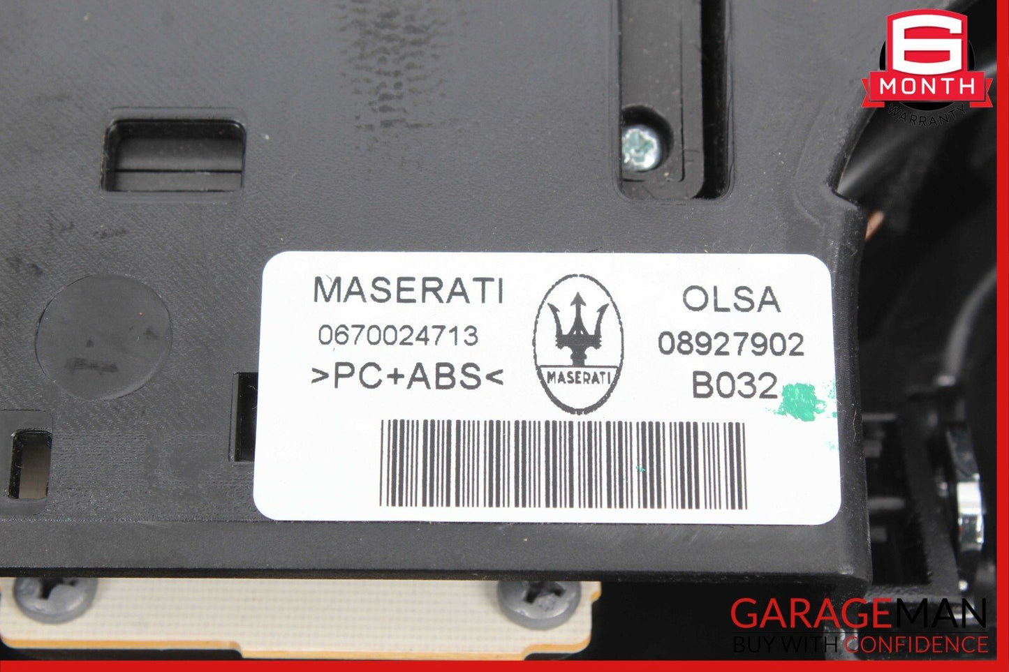14-17 Maserati Ghibli Front Overhead Dome Light Lamp Switch Control Module OEM