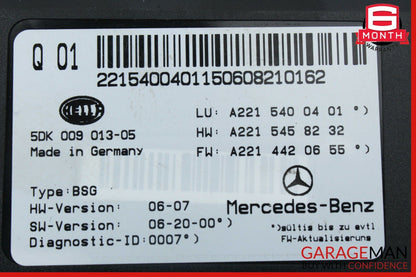 07-13 Mercedes W221 S600 CL600 Electric Power Supply Control Fuse Box Module OEM