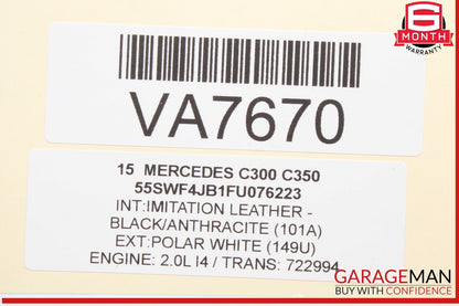 15-20 Mercedes W205 C300 C350e Front Left Side Door Lock Latch Actuator OEM