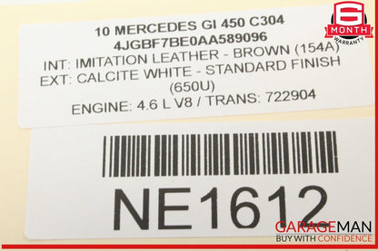 10-12 Mercedes X164 GL450 Parktronic Park Assist Control Module 1649005000 OEM