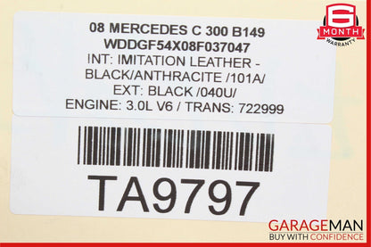 08-14 Mercedes W204 C300 S550 4.6L V8 Engine Lower Oil Pan Support OEM