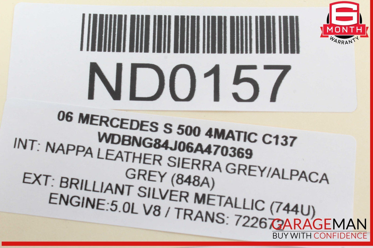 03-09 Mercedes W220 S500 4MATIC Sirius Satellite Radio Receiver 1698270162 OEM