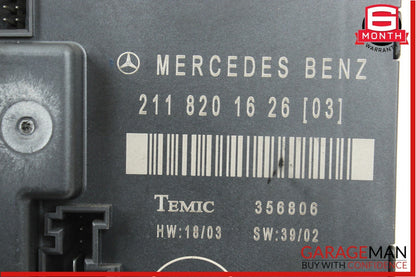 03-06 Mercedes W211 E320 E55 AMG Rear Right Side Door Controller Module Unit OEM