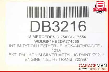12-15 Mercedes C250 SLK250 7G Automatic Transmission Tranny Assy 722.997 142k