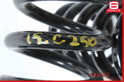 08-15 Mercedes W204 C250 Rear Left & Right Shock Absorber Coil Spring Set OEM